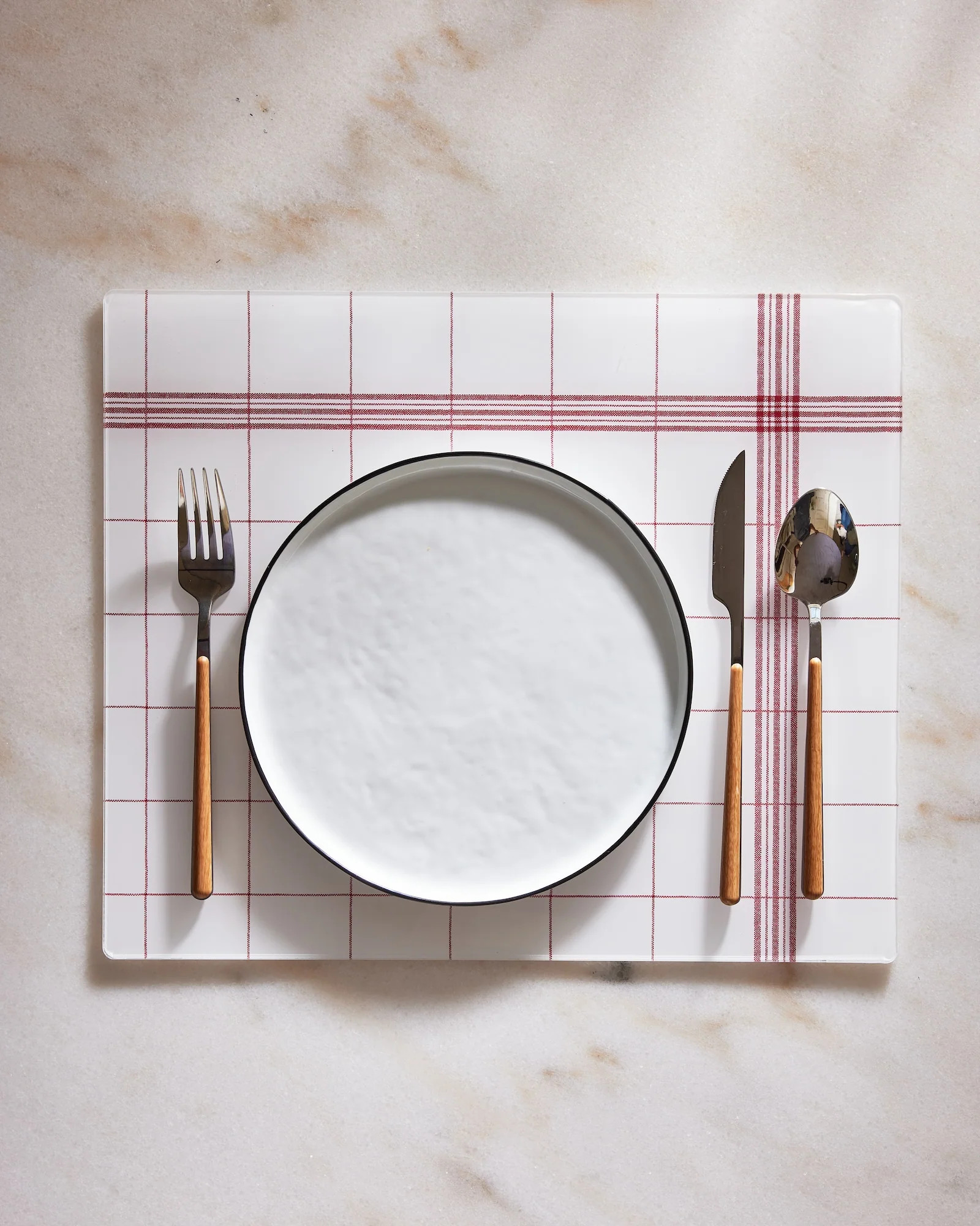 Wilson French Check Placemat | Proper Table Co.