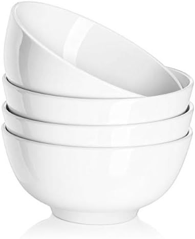 DOWAN Ceramic Soup Bowls, Cereal Bowl, 22 Ounce Bowls Set, Chip Resistant, Dishwasher & Microwave... | Amazon (US)