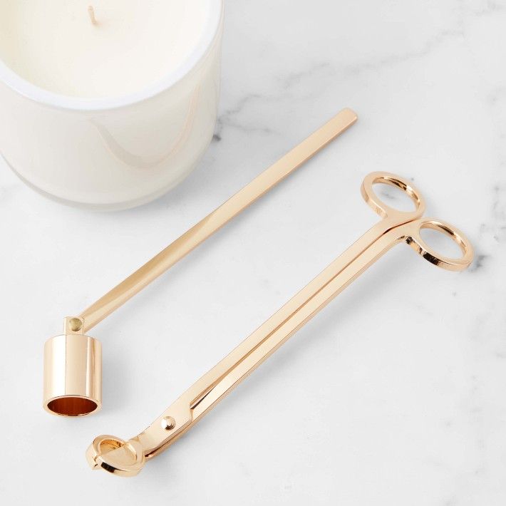 Snuffer and Trimmer Gold Set | Williams-Sonoma
