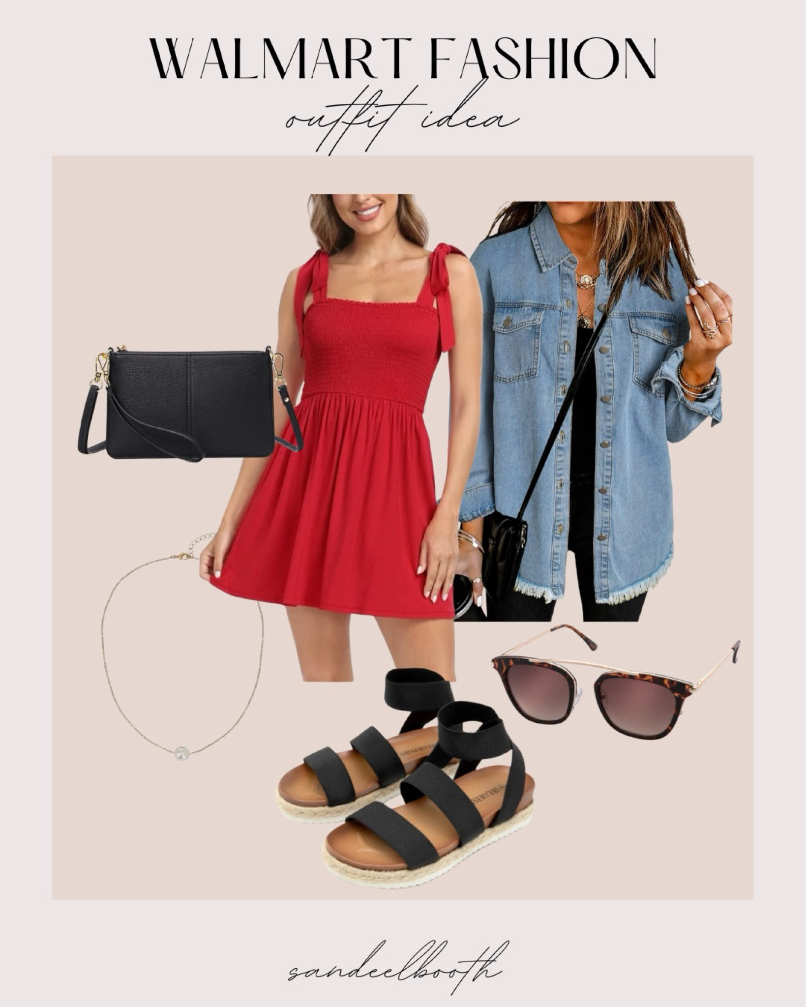 Walmart outfit inspo❤️

Summer fashion - Spring looks - Casual mom style - Summer romper - Walmart fashion - Casual outfit - Summer sandals - Jean jacket - Romper 

#LTKSeasonal #LTKMidsize #LTKStyleTip
