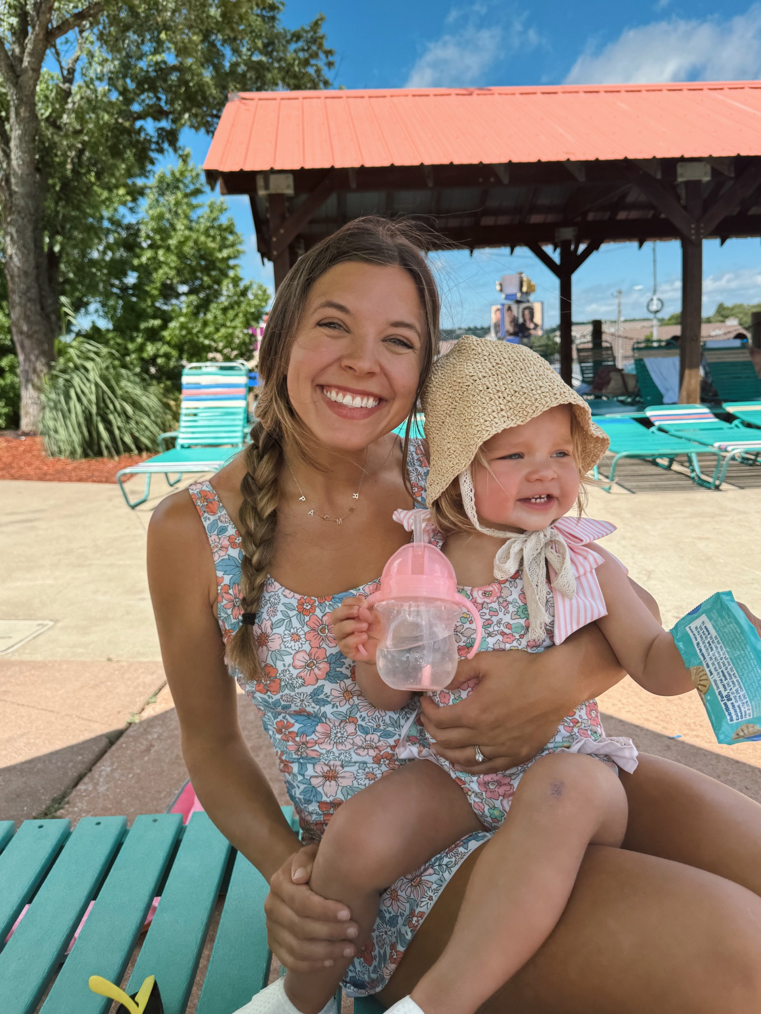 Amazon swimsuits for mom & toddler! Wearing a M in both 

#LTKSummerSales #LTKFindsUnder50 #LTKSaleAlert