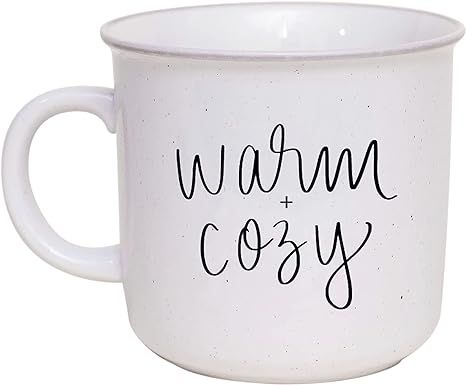 Sweet Water Decor Fall Coffee Mugs | Seasonal 16oz Ceramic Campfire Coffee Cup | Microwave & Dish... | Amazon (US)