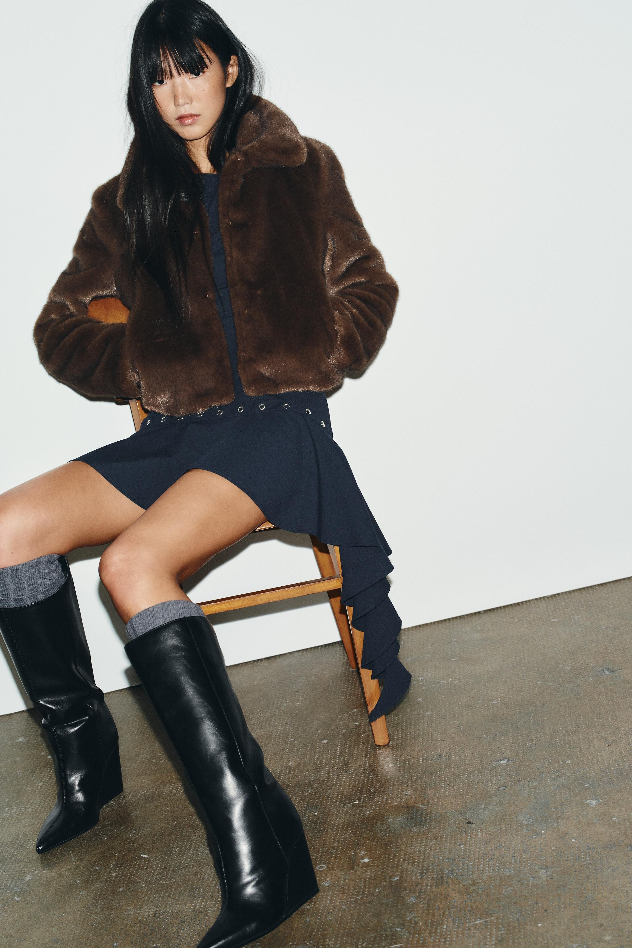 WEDGE HEEL BOOTS | Zara US