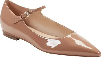 Marc Fisher LTD Trella Mary Jane Pointed Toe Flat (Women) | Nordstrom | Nordstrom