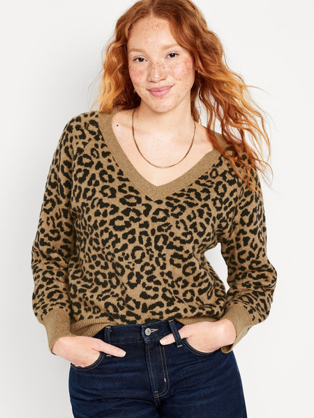 SoSoft Loose V-Neck Sweater for Women | Old Navy (US)