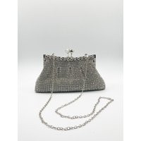 Silver Crystal Clutch Bag | Debenhams UK