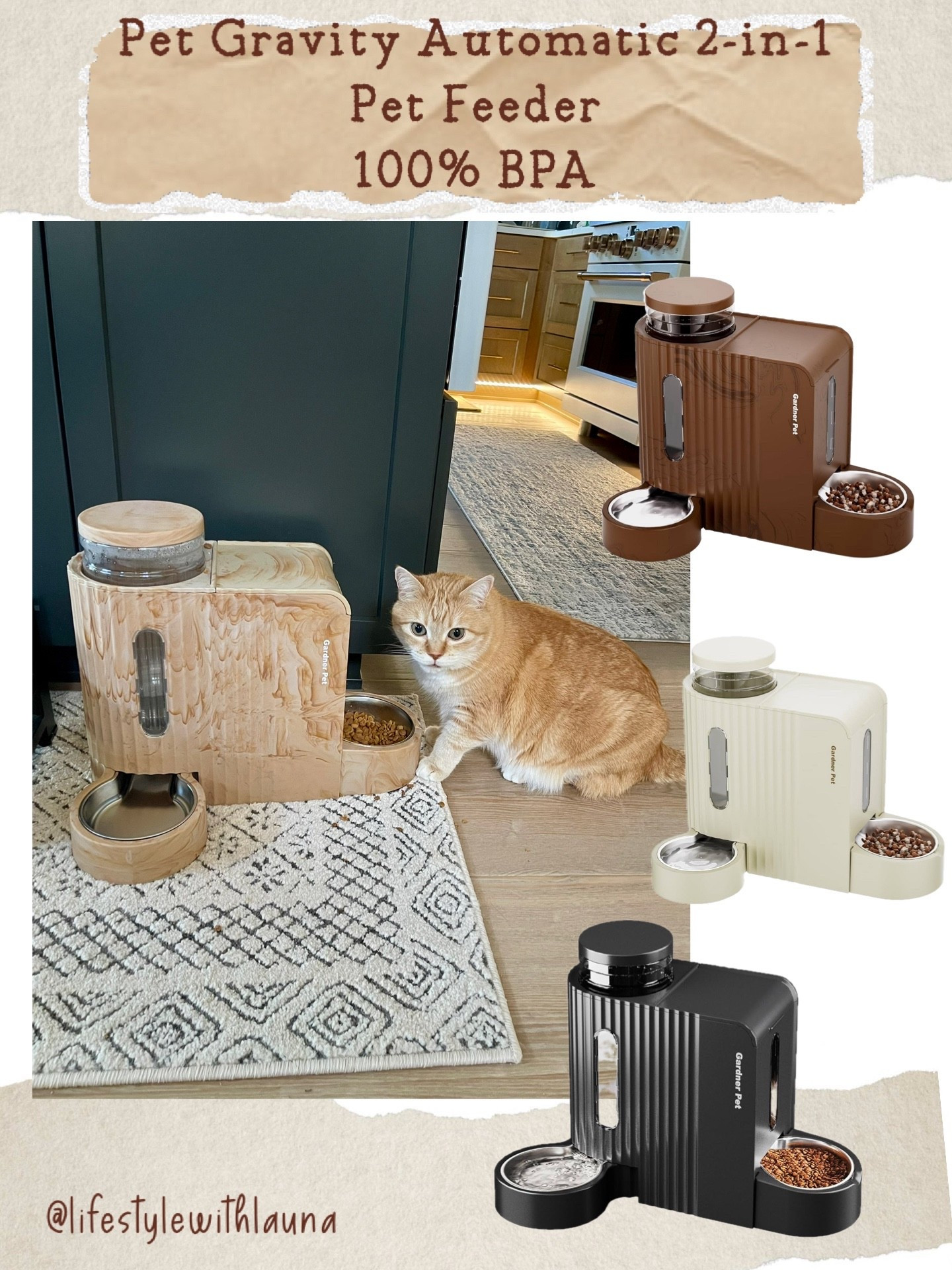 Pet Gravity Automatic 2-in-1 Pet Feeder, 0.8 Gallons. Cat Feeder and Water Dispenser Set, 100% BPA. My cats love this feeder. Fill it & forget it !



#LTKHome #LTKFamily #LTKPets