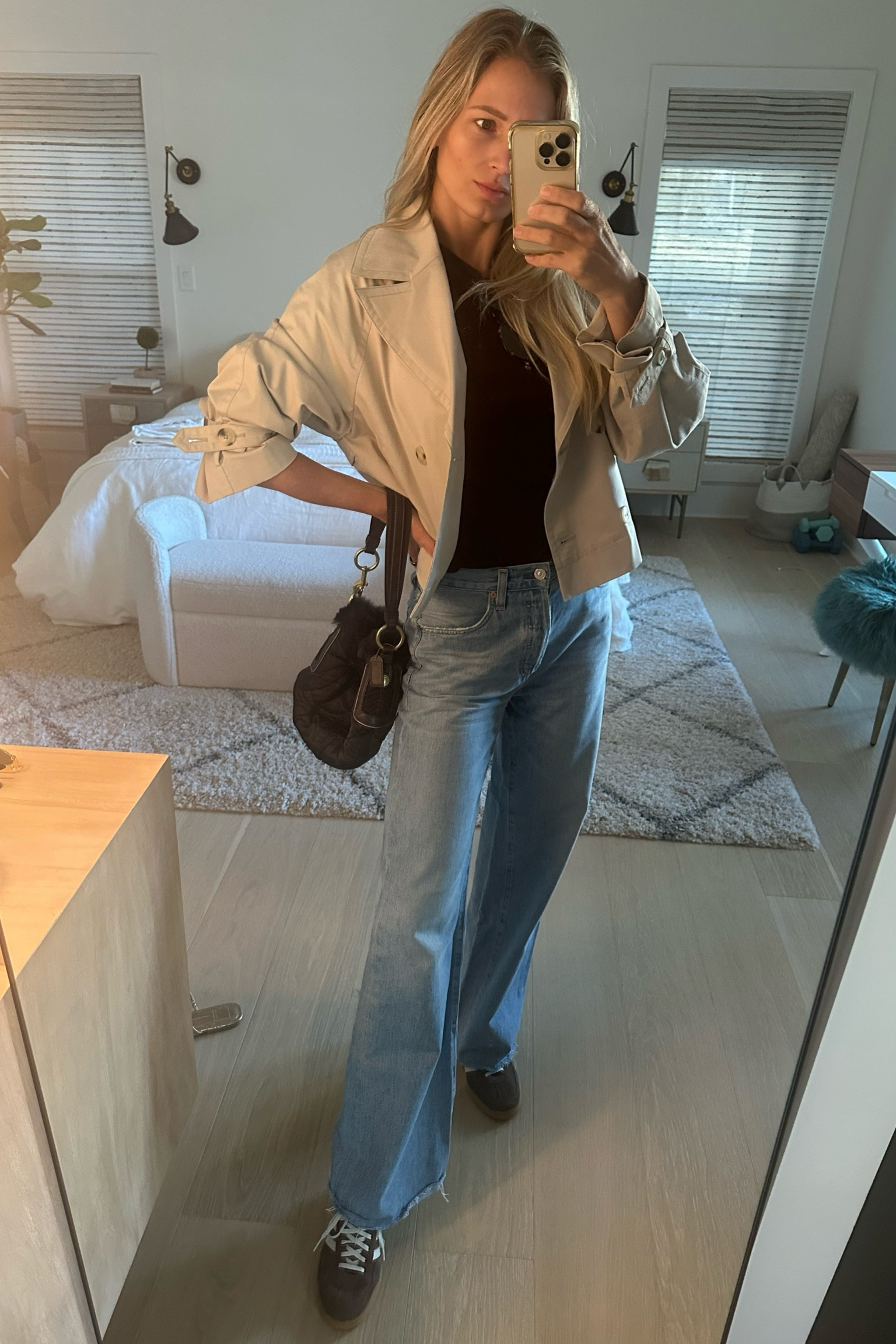 *jacket and tee size S
*jeans 26

#targetfinds #basics #casual #mango #amazonfinds #revolvefavorites #widelegjeans #sneakers #adidasspezial #samba #croppedtrench #ribbedtee #brown #bluejeans

#LTKSaleAlert #LTKSeasonal #LTKFindsUnder50