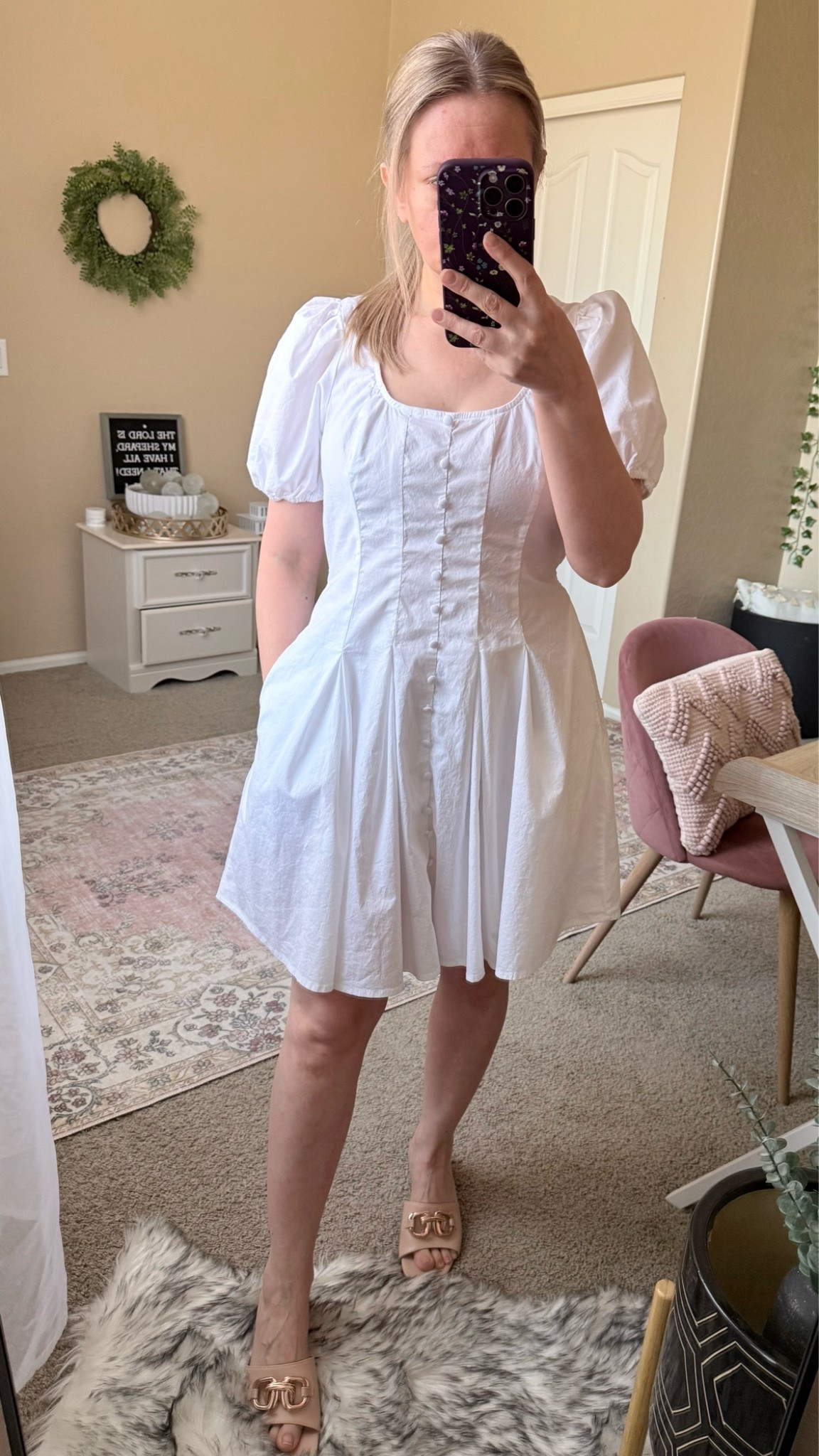 This adorable dress from Walmart is just $12! I love it for the summer. It’s breathable and 97% cotton. Love the front buttons and the puff sleeves.

#LTKPetite #LTKSeasonal #LTKOver40 #LTKSaleAlert