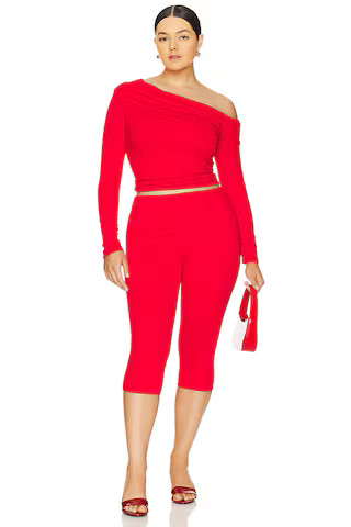 Ettie Pant in Risky Red | Revolve Clothing (Global)
