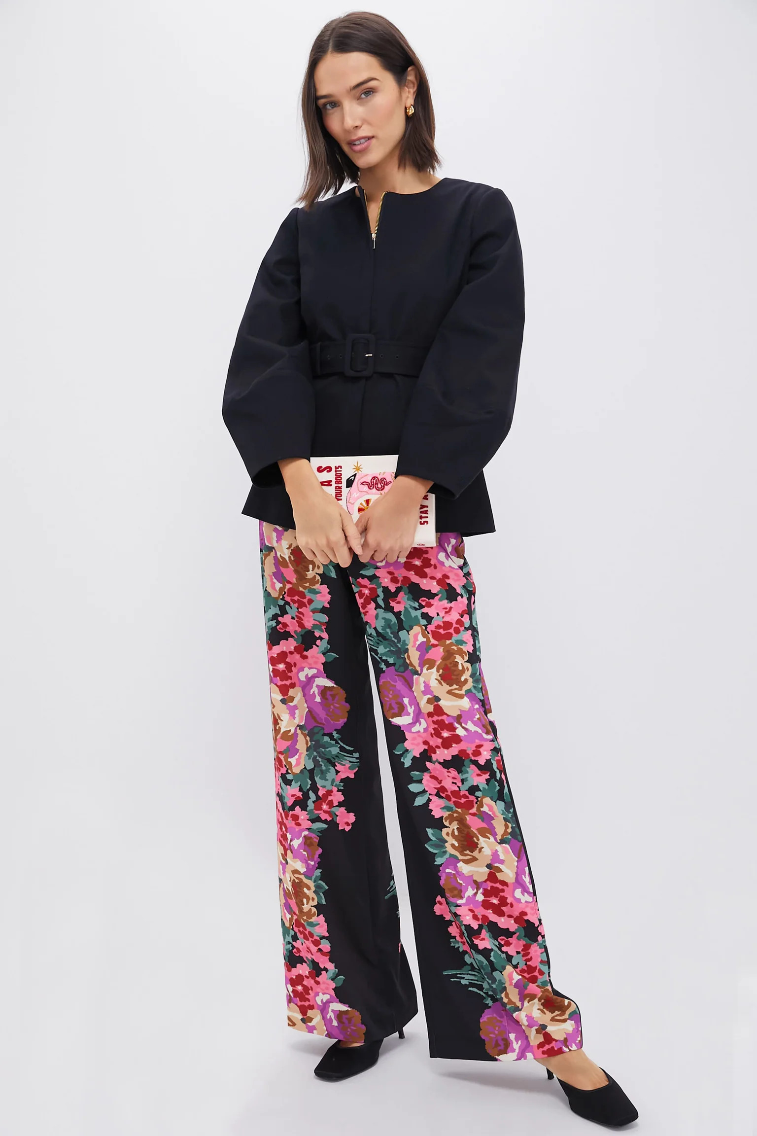 Climbing Roses Drapey Twill Erin Pants | Tuckernuck (US)