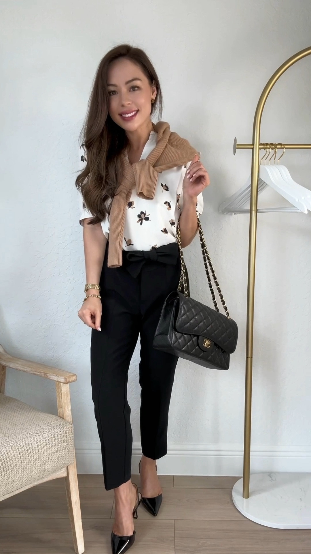 A great workwear look in classic, neutral colors. The top and pants are shown in the petite options. �✨

I am in the petite 0 pant and petite Xs top for reference. 💕

#LTKworkwear #LTKstyletip #LTKsalealert