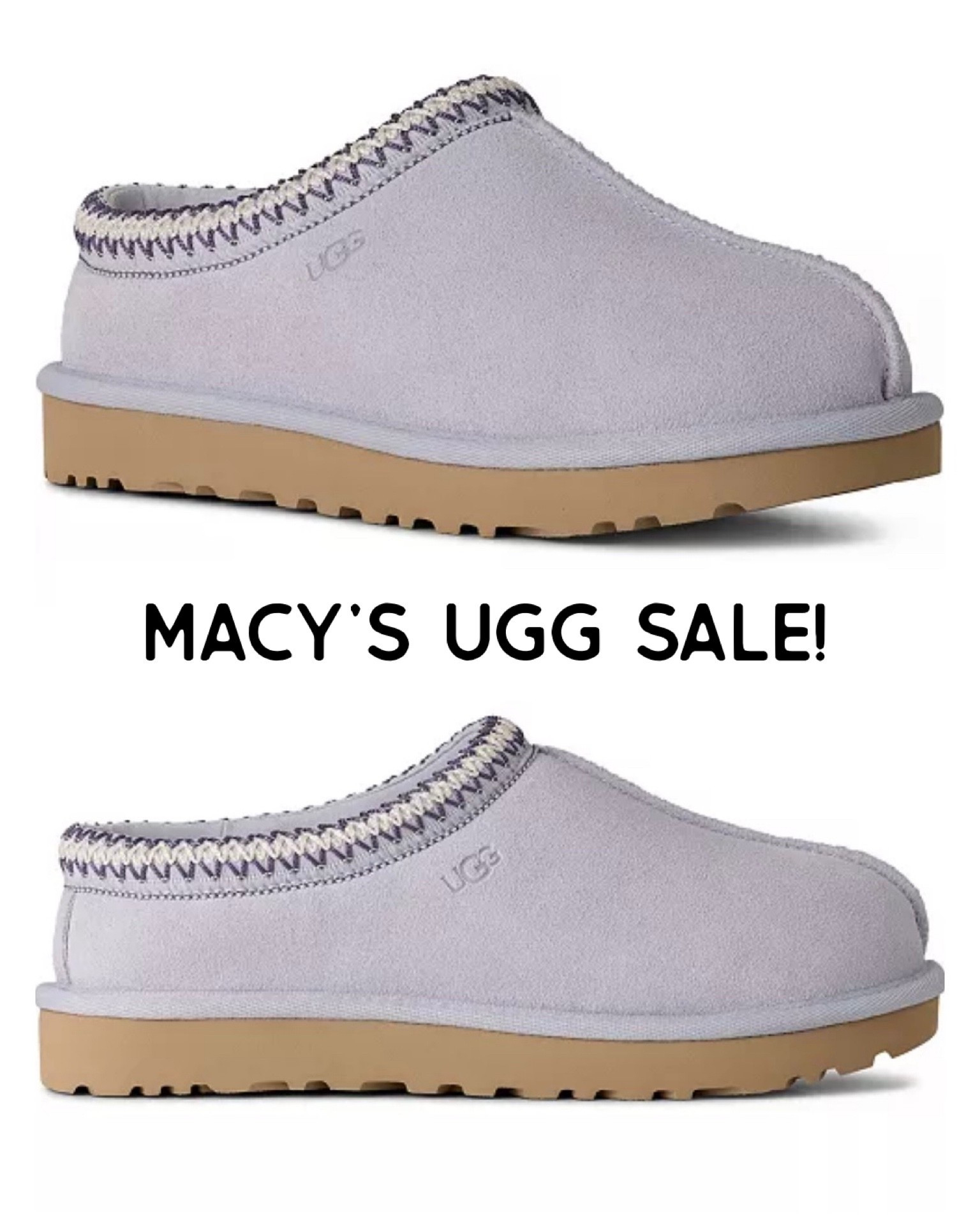 The limited edition Wisteria color of the always popular UGG Tasman Slippers is around $40 off the regular price at Macy’s today! This color is lovely in person - almost like a lavender shade. Sizes are fully stocked at the moment, but will go quickly as happens anytime there is a rare markdown on Tasmans! Free Shipping also  

#LTKootd #LTKSeasonal #LTKSaleAlert