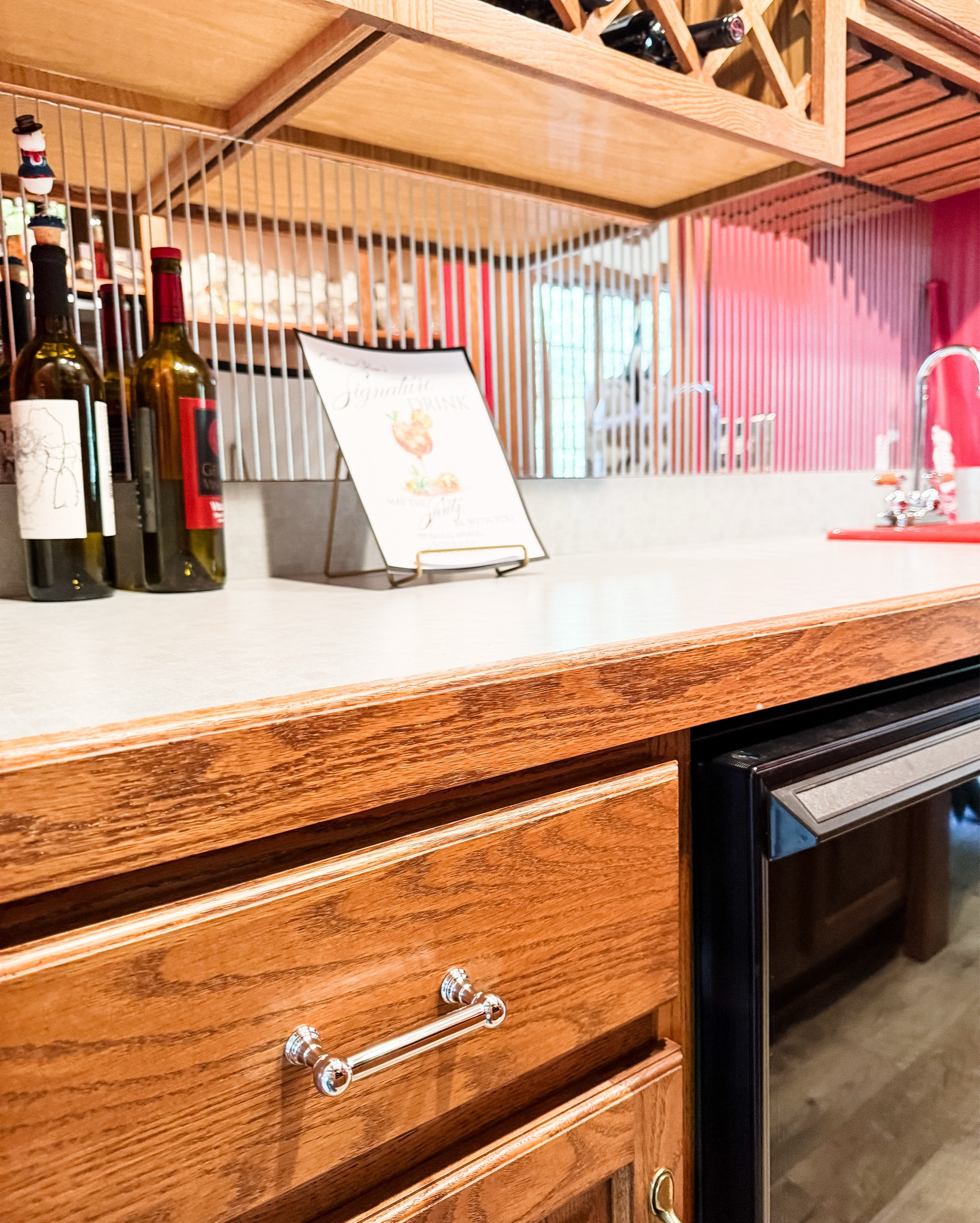 COME ON IN: Instant upgrade of polished nickel pulls (3”) makes the wine room feel intentional and special ✨

#LTKStyleTip #LTKHome #LTKParties