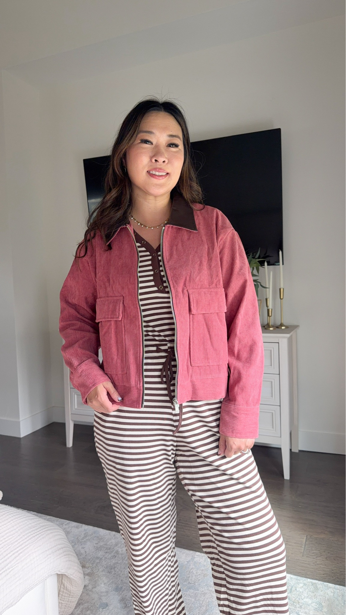 Amazon Unboxing - Summer to Fall outfits Polka Dot Tank: Medium White Knit Tank: Small Burgundy Pant: Medium Denim Set: Medium Striped Tank: Medium Leopard Pants: Medium Striped Dress: Small Gingham Skirt Set: Medium Pink Denim Jeans: Medium Brown Knit Striped Set: Medium Polka Dot Skirt: Medium Casual Striped Set: Medium Jackets: Medium

#LTKootd #LTKgrwm #LTKSeasonal