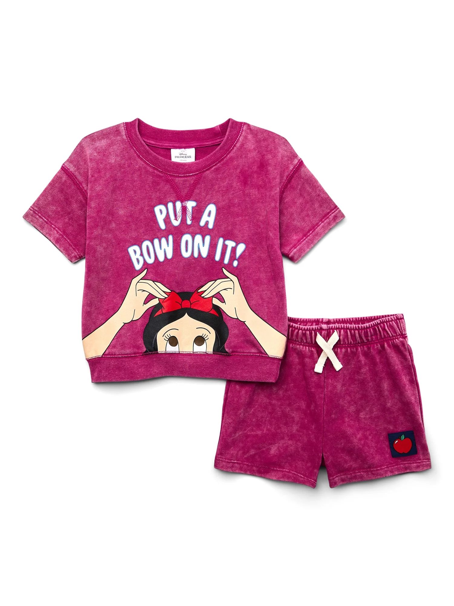 Disney Princess Snow White Toddler Girls Short Set, Sizes 12 Months - 5T - Walmart.com | Walmart (US)