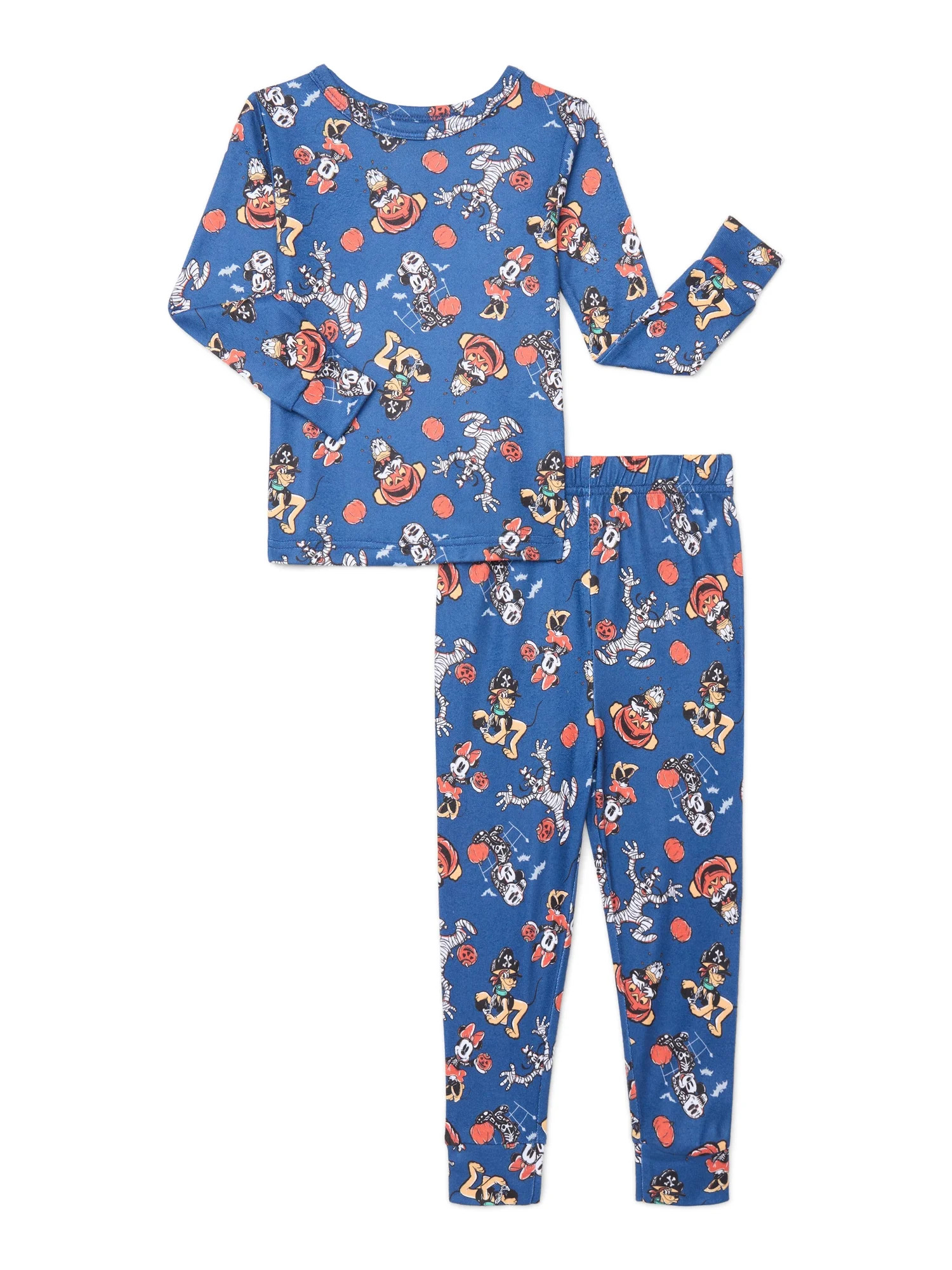Disney Mickey Mouse Toddlers’ Halloween Pajama Top and Pants Set, 2-Piece, Sizes 12M-5T | Walmart (US)