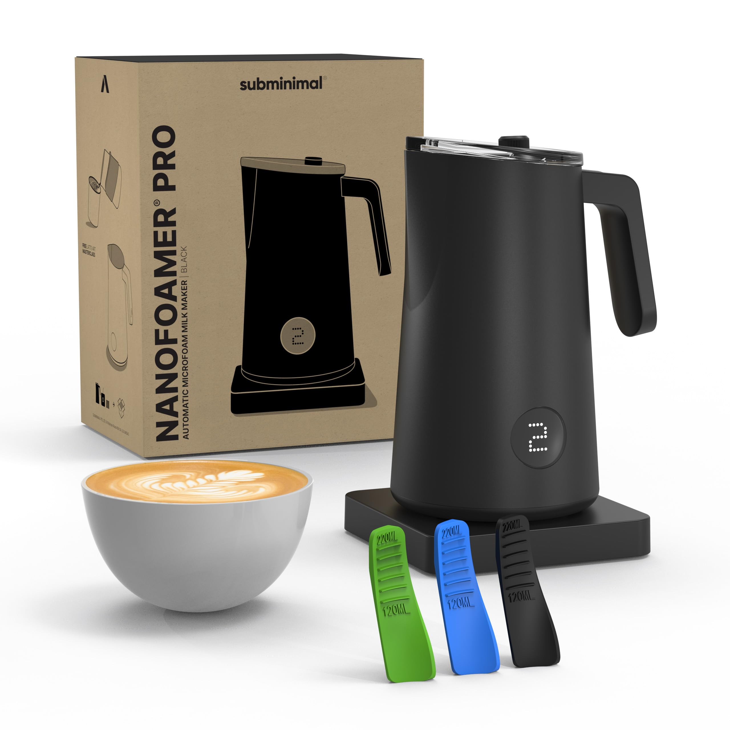 Subminimal NanoFoamer Pro Gen-2 – Revolutionary Hands-Free Microfoam Milk Maker for Cafe-Qualit... | Amazon (US)