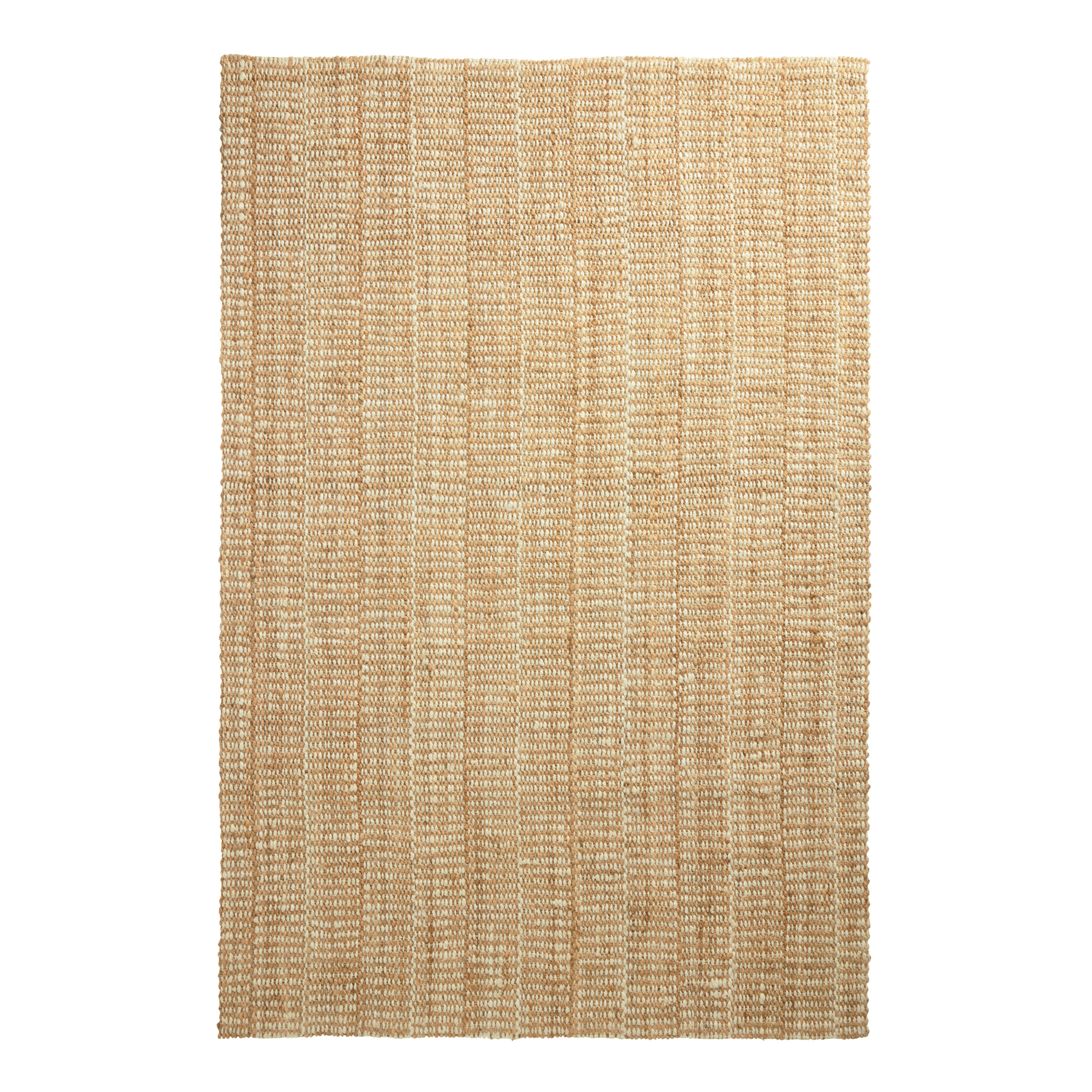 Monterey Two Tone Undyed Natural Jute Area Rug - World Market | World Market