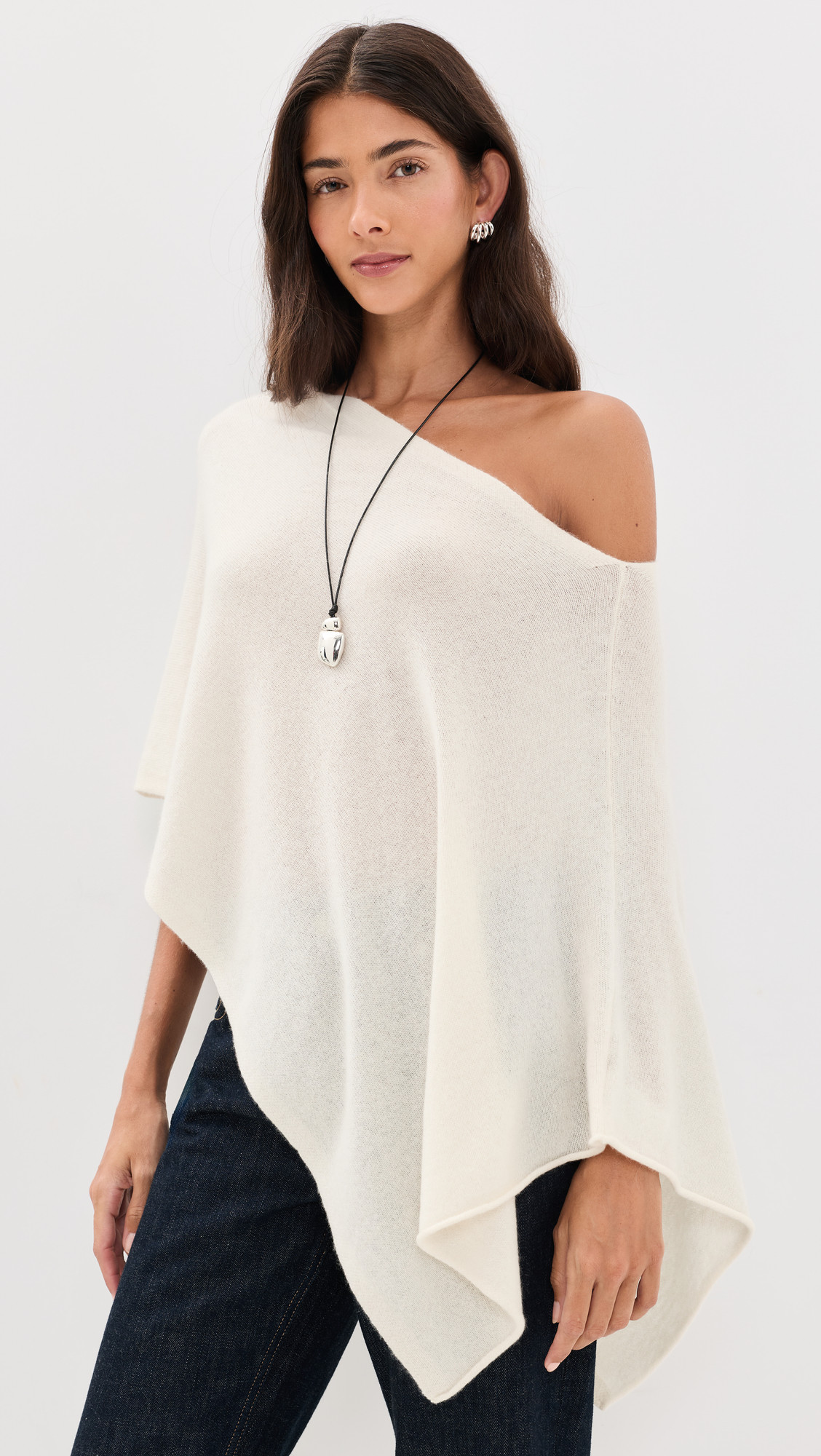 Alden Cashmere Poncho - Fior Di Latte | Shopbop