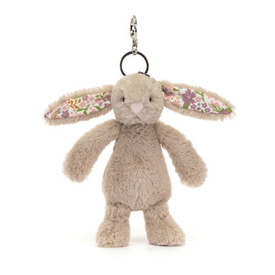 Blossom Beige Bunny 'Petal' Bag Charm | Jellycat US