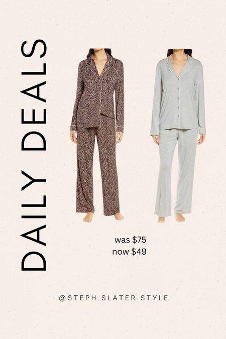 Daily deals! Cozy soft pajamas on sale. Comfy. Bed

#LTKFind #LTKsalealert #LTKSeasonal