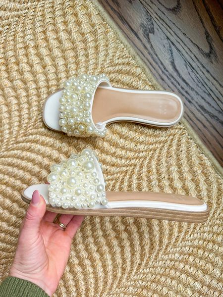 These pearl sandals will be on repeat! I love the slight lift in the heel and the fit. Go down 1/2 a size if you’re on the fence. Target sandals.

#LTKshoecrush #LTKstyletip #LTKSeasonal