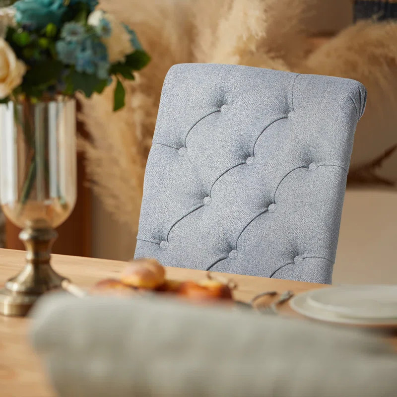 Bookout Tufted Wooden Dining Side Chairs | Wayfair North America