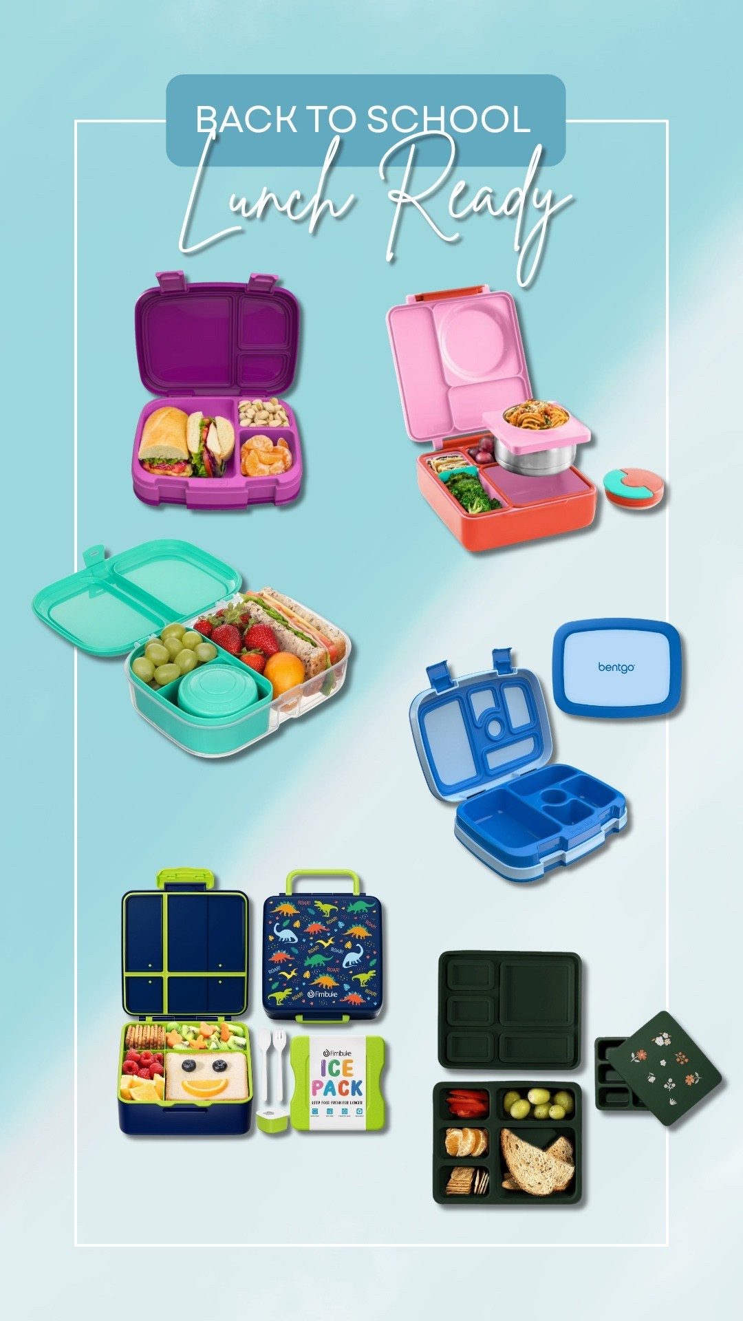 Packing lunches just got way easier (and cuter) 🍱✨ These bento boxes keep everything organized, mess-free, and actually fun for the kids to eat. 



#LTKKids