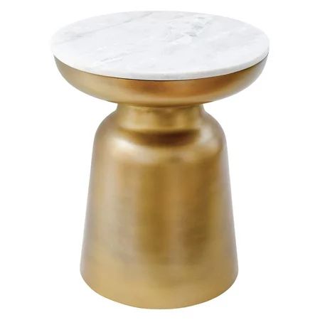 Poly & Bark Signy Drum Table with Marble Top | Walmart (US)