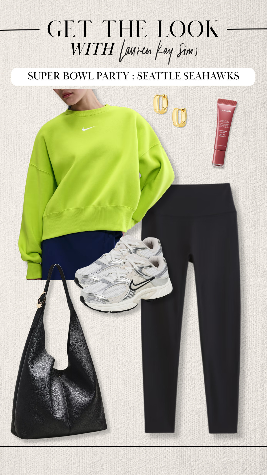 super bowl outfit inspo! 💚 

 

#LTKActive #LTKSeasonal