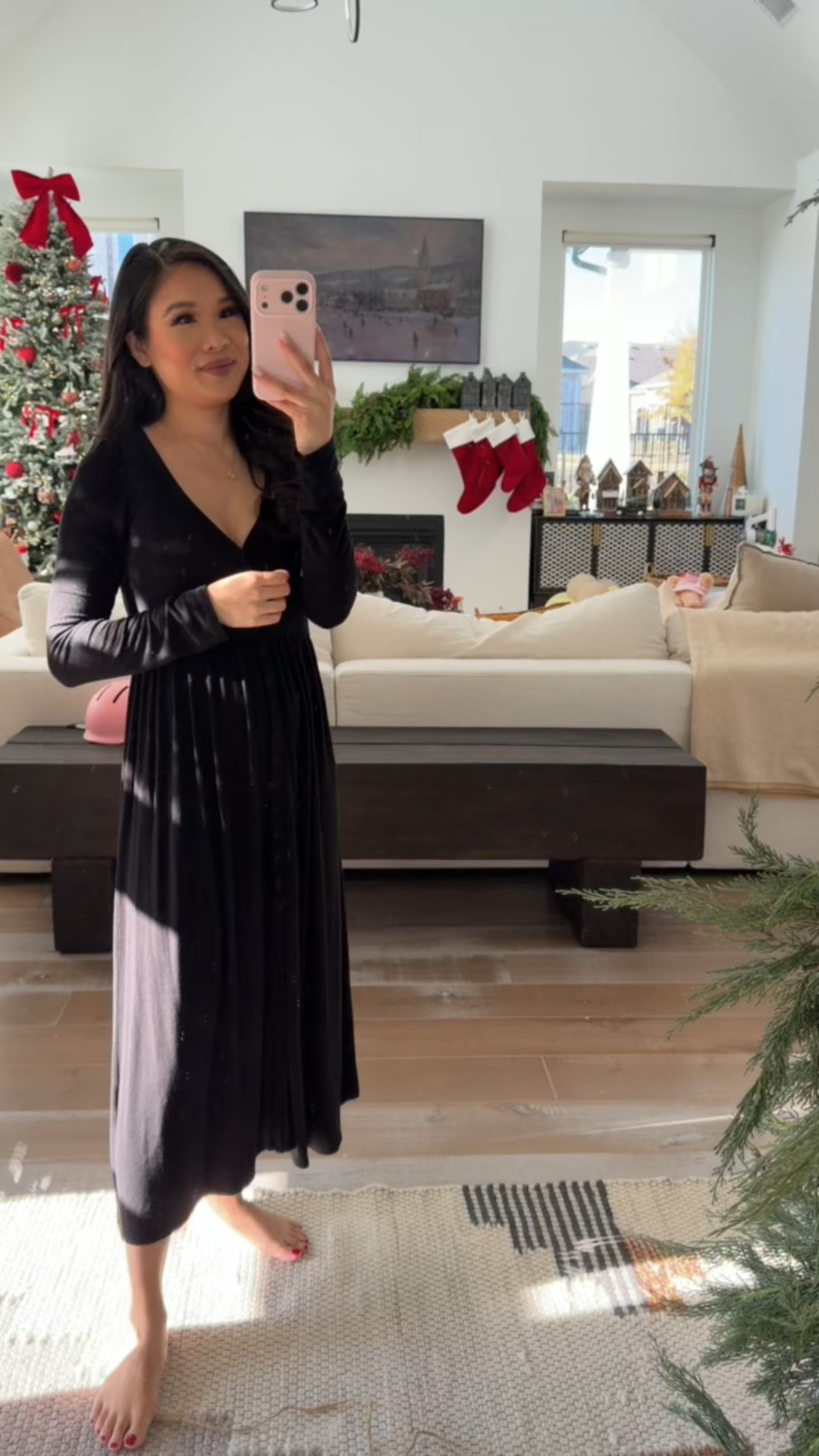 Nursing dress that is exceptionally soft and makes nursing/pumping so easy! Great for maternity wear, too. Fits true to size and comes in a few colors! 

#LTKootd #LTKmomlife #LTKBump