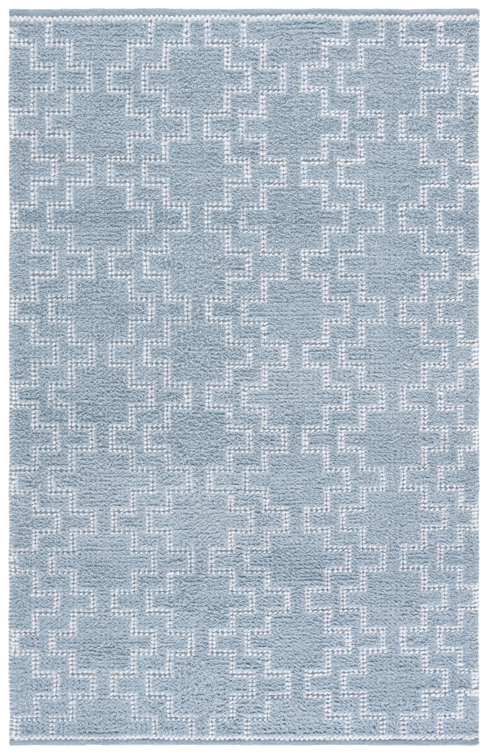 SAFAVIEH 6x9 Area Rug - Vermont Collection - Light Blue, Handmade, Ideal for Living Room, Bedroom... | Amazon (US)