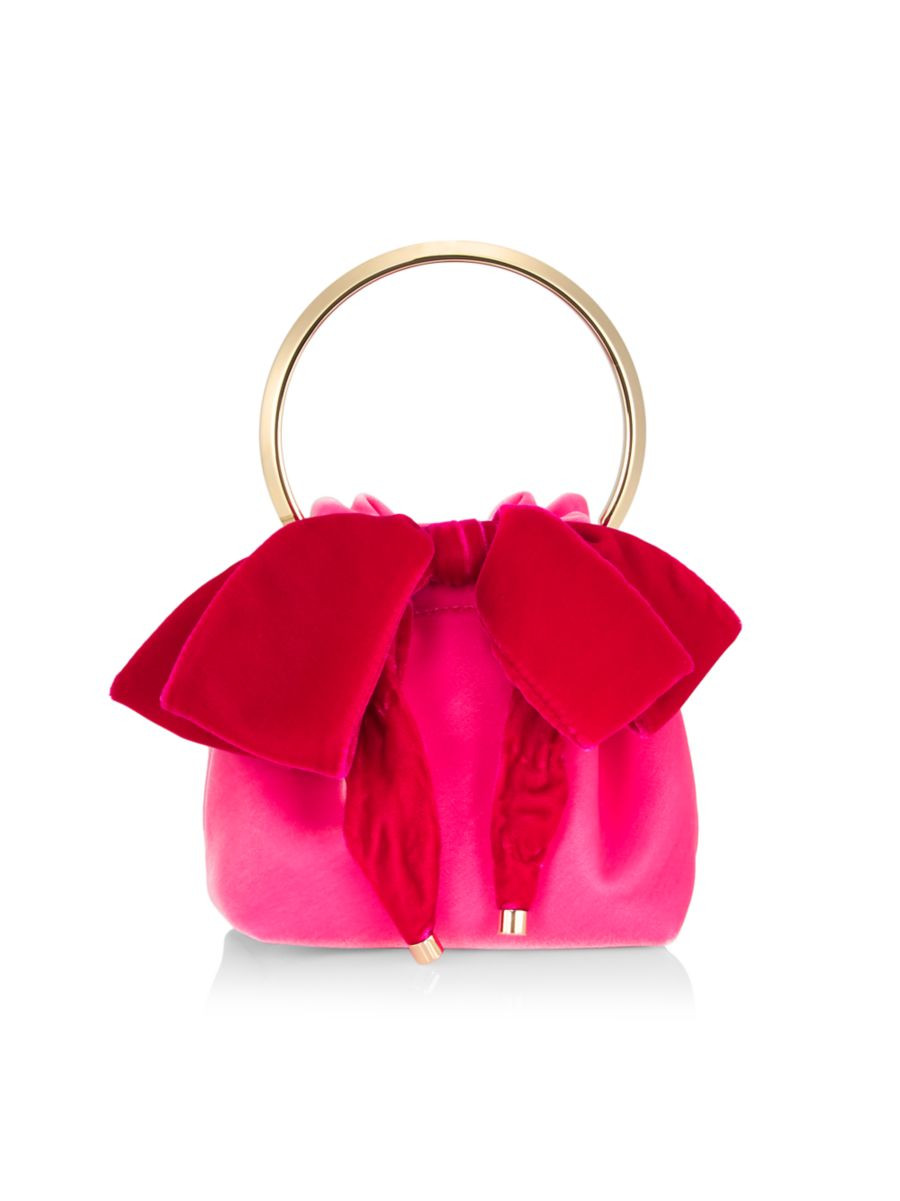 Bon Bon Velvet Bucket Bag | Saks Fifth Avenue
