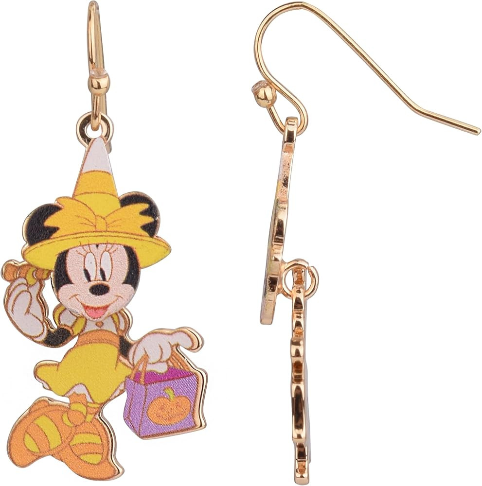 Disney Minnie Mouse Halloween Earrings - Moveable Design, Ideal Disney Earrings for Women Perfect... | Amazon (US)