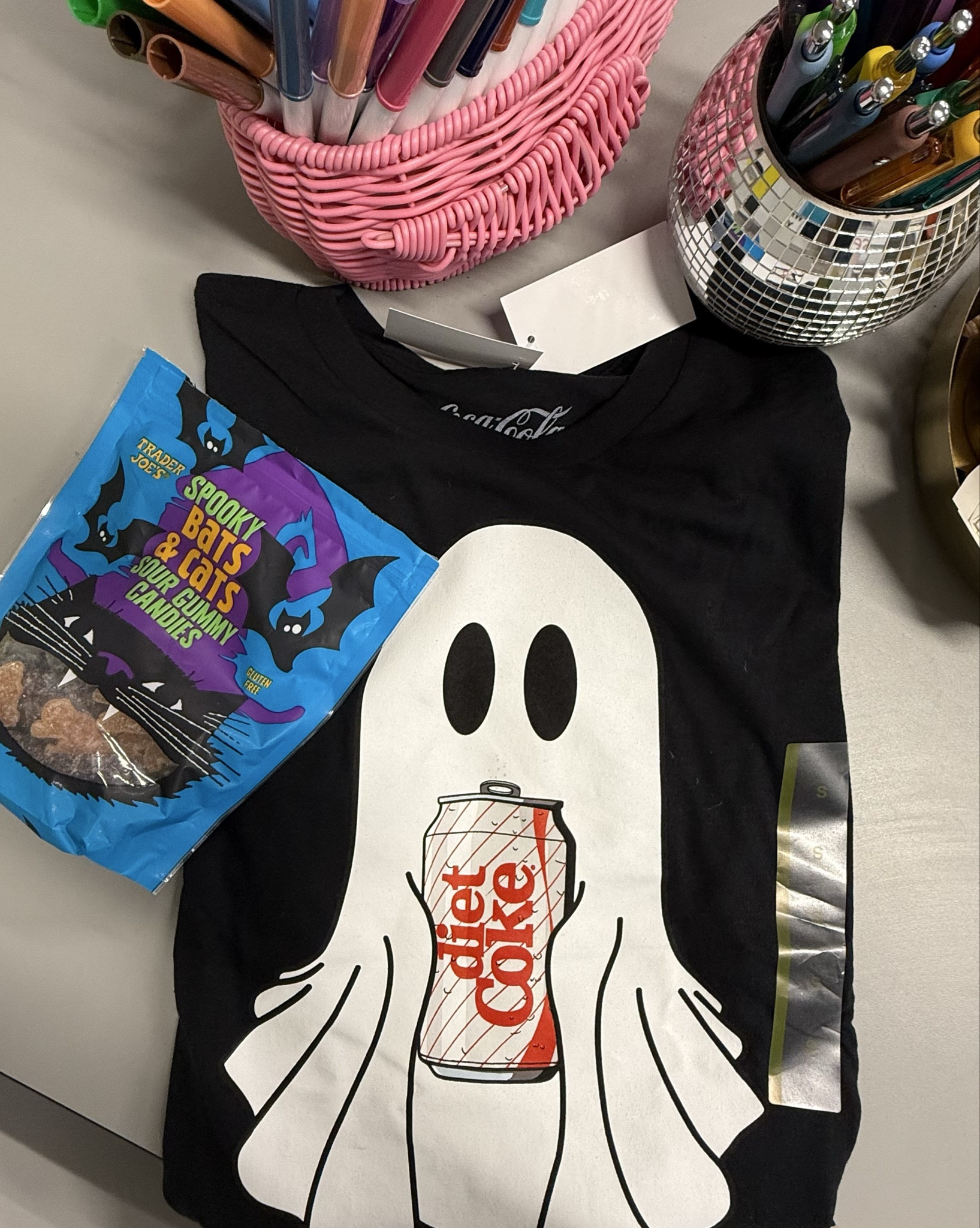 Diet Coke ghost shirt from target 