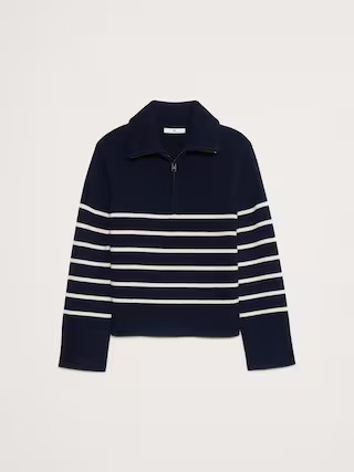 Cashmere Half-Zip Sweater | Banana Republic (US)