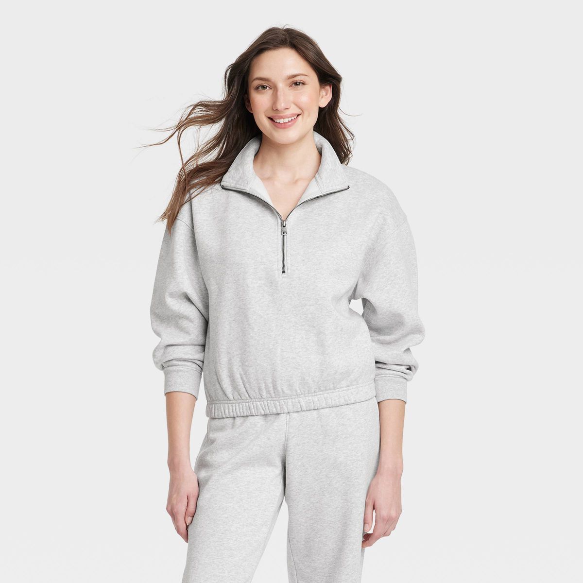 Women's Hooded Quarter Zip Pullover - Universal Thread™ | Target