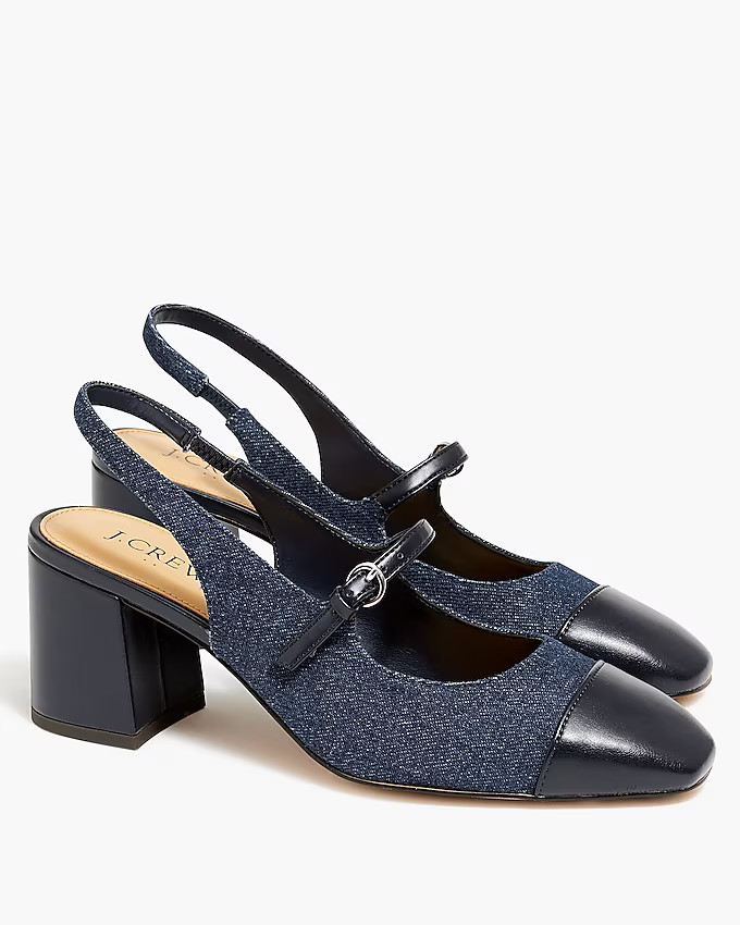 Mary Jane slingback heels | J.Crew Factory