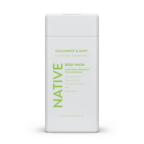 Native Cucumber & Mint Body Wash - 11.5oz | Target