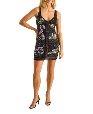 Celestial Beaded Mini Dress | Bloomingdale's (US)