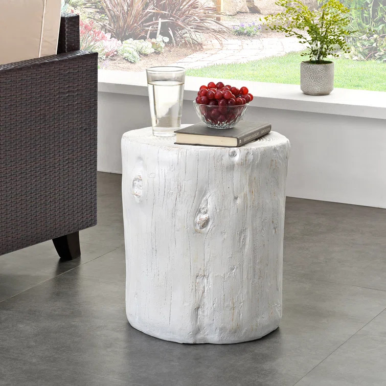Log Arbor Tree Stump End Table | Wayfair Professional