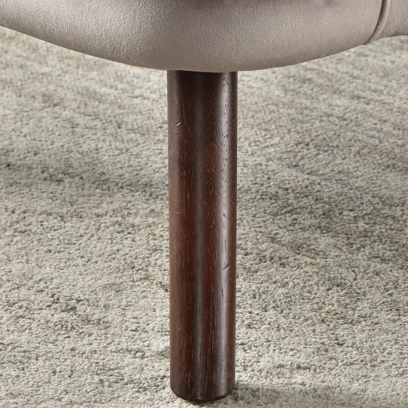 Melo 29.52" Wide Tufted Lounge Chair and Ottoman | Wayfair Professional