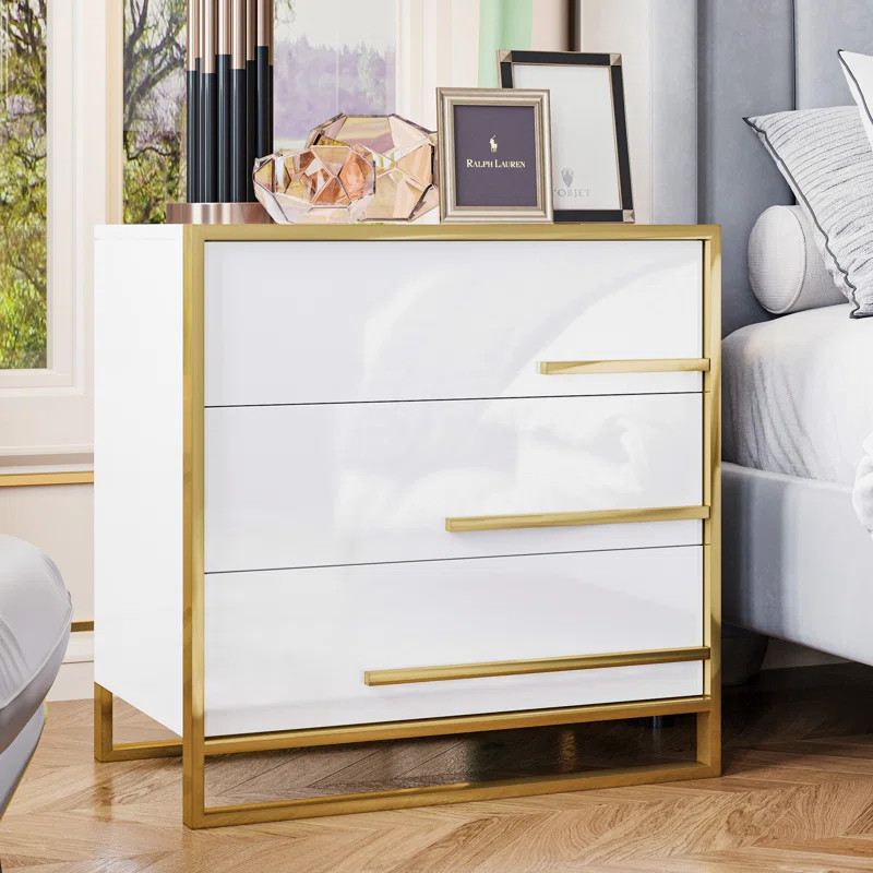 Rubinstein 28'' Tall Solid + Manufactured Wood Nightstand | Wayfair Professional