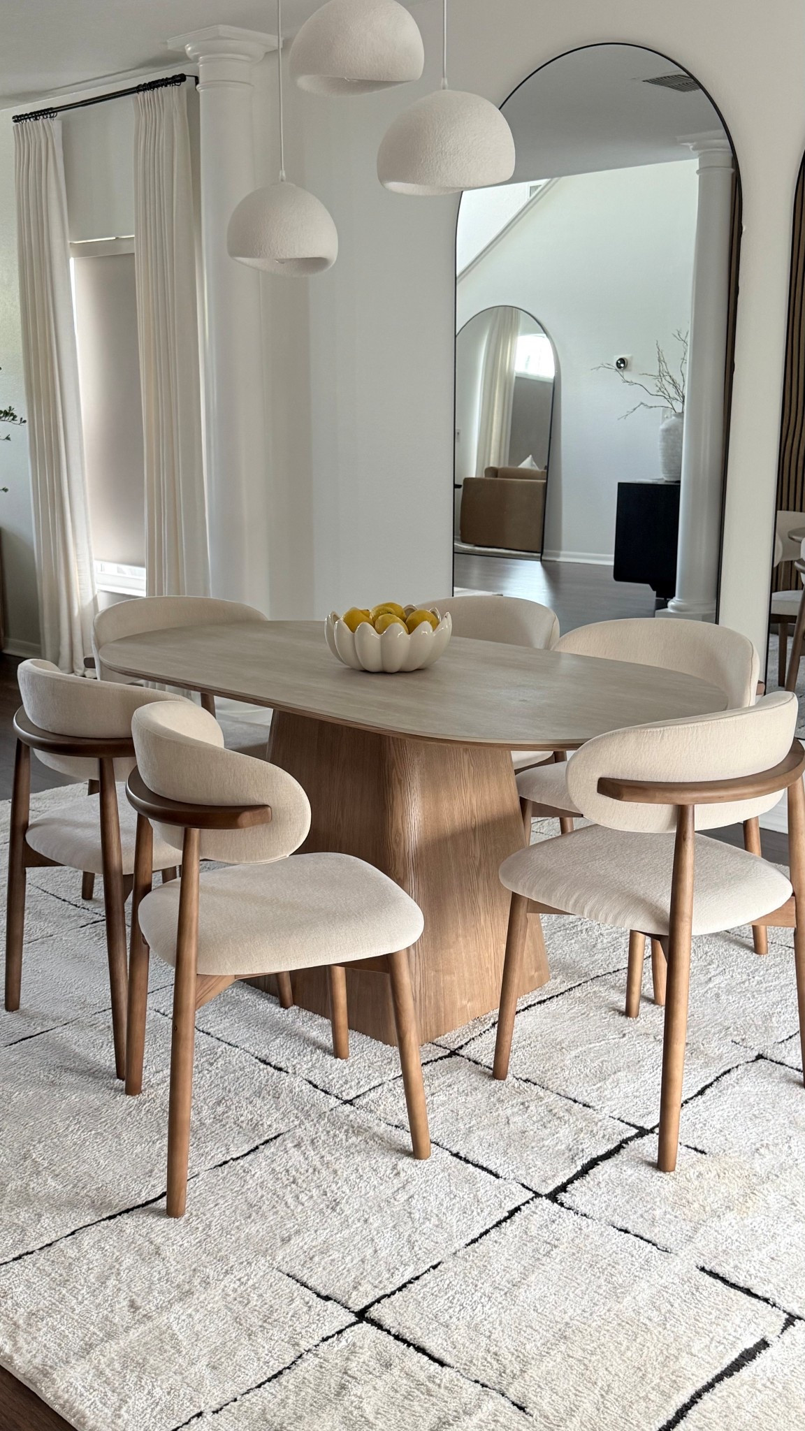 Oval Dining Table Solid Wood Walnut Veneer Base Scratch Resistant Sintered Stone Top Modern Stylish Design


#LTKHome #LTKSaleAlert #LTKstorytime