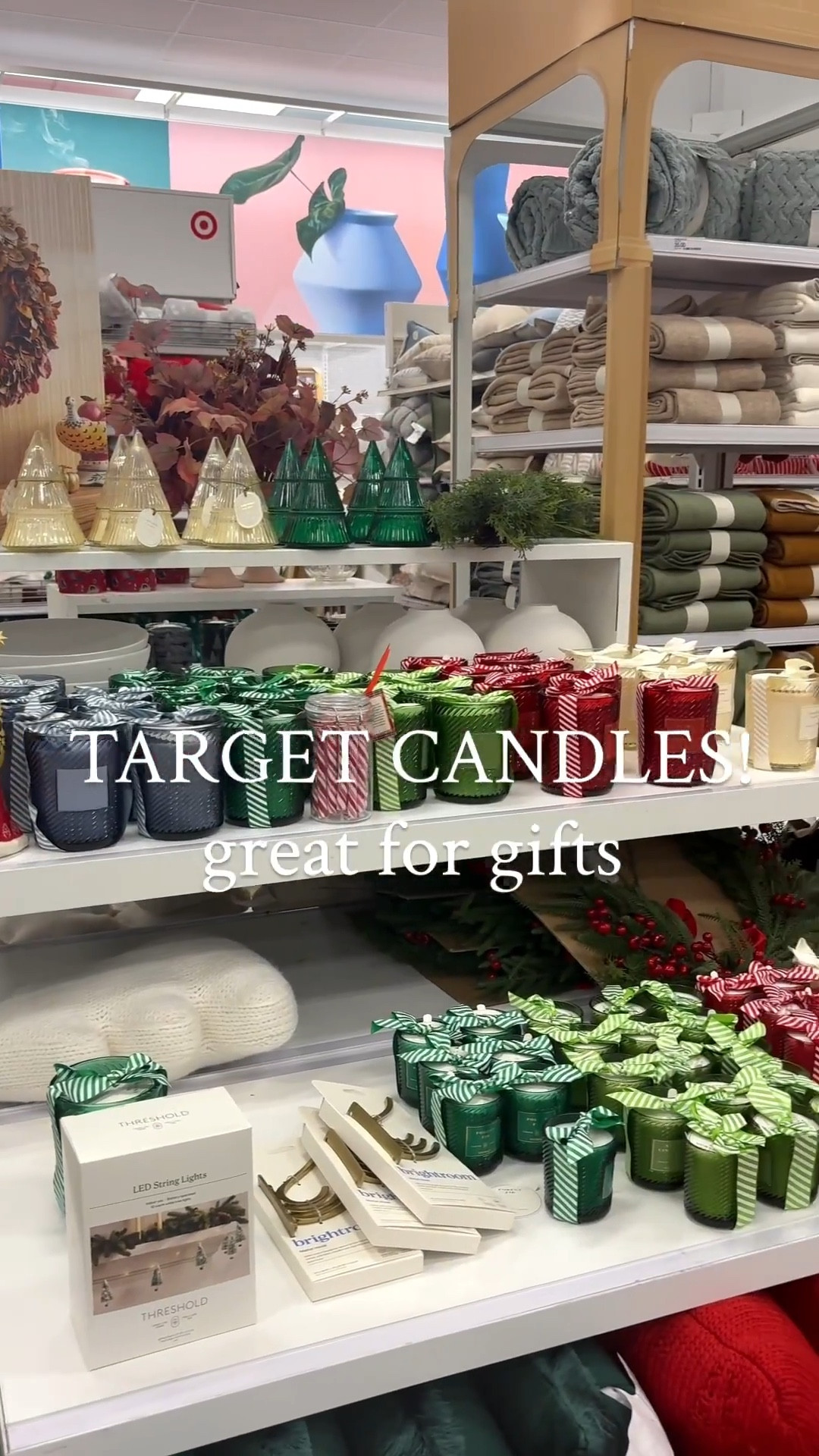 Target candles = the easiest gift ever. Cozy, cute, and under $15 — seriously the perfect grab-and-go gift for friends, coworkers, teachers, or anyone who loves a warm, comfy vibe. They look adorable on any shelf and the scents are so good 🎁🕯
#TargetFinds #GiftIdeas #TargetCandles #TargetStyle #AffordableGifts #HolidayGifts #StockingStuffers #CandleLovers #HomeDecorFinds #TargetMustHaves #BudgetFriendly #GiftGuide2024 

#LTKHome #LTKGiftGuide