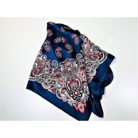Six Color Paisley Collection - Silk Blend Head Neck Scarf Neckerchief Silky Bandanas Beach Bandana | Etsy (US)