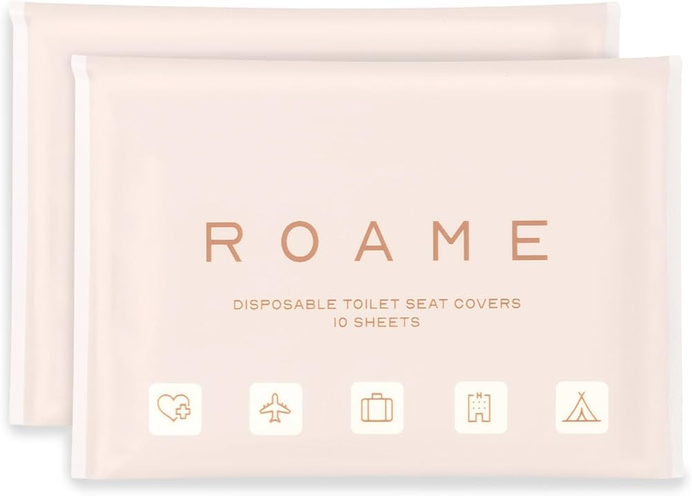 ROAME Disposable Toilet Seat Covers – 20 Biodegradable Sheets (2-Pack) – Flushable Bathroom H... | Amazon (US)