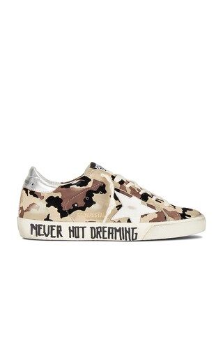 Golden Goose Super-Star Sneaker in Green, Camouflage, & Silver from Revolve.com | Revolve Clothing (Global)