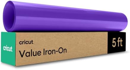 Cricut Value Iron On, Purple (12in x 5ft roll) - HTV Heat Transfer Vinyl | Amazon (US)